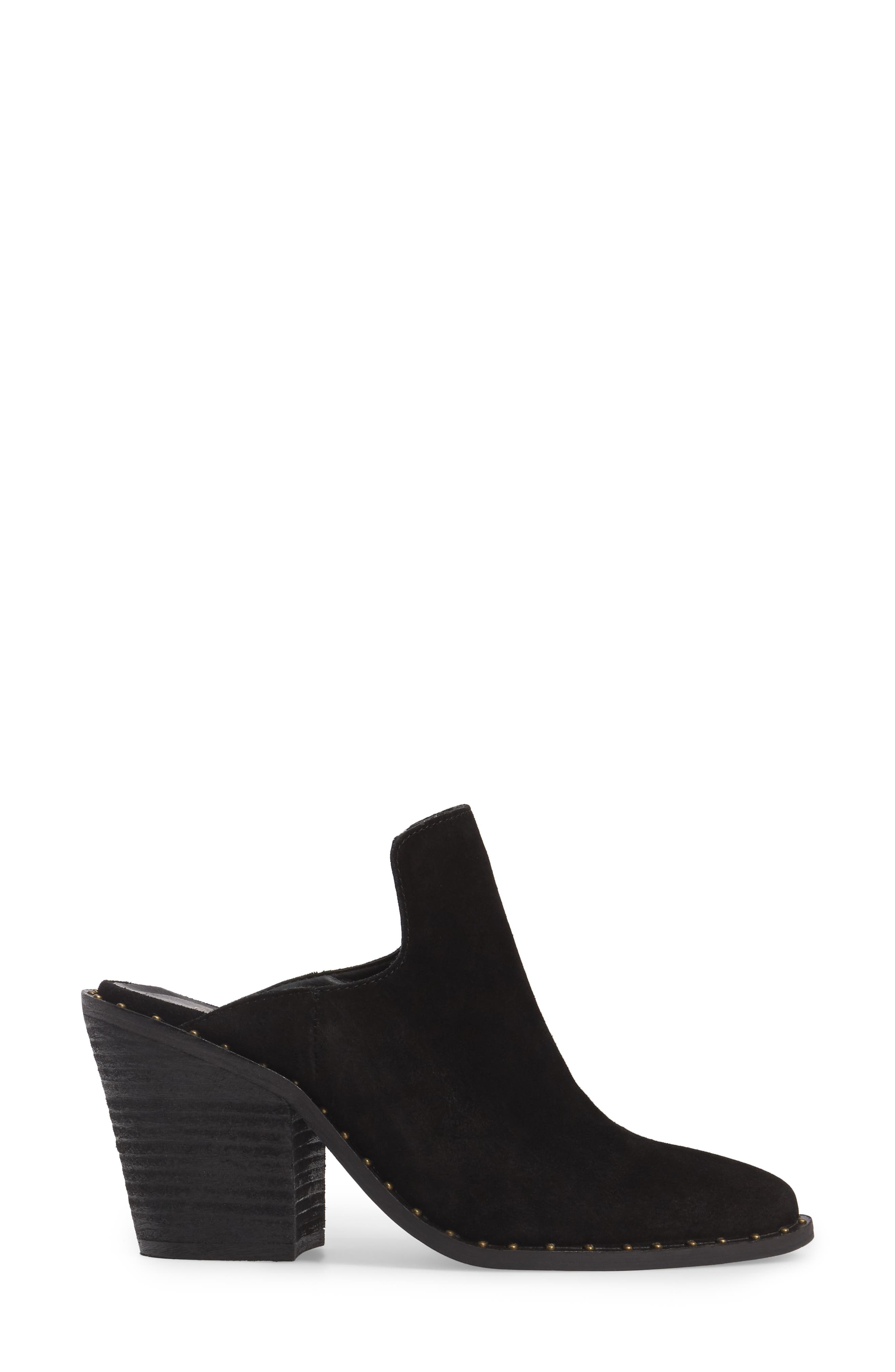 Springfield Mule Bootie, Alternate, color, BLACK