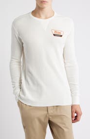 Brixton Linwood Long Sleeve Thermal Cotton Graphic T-Shirt