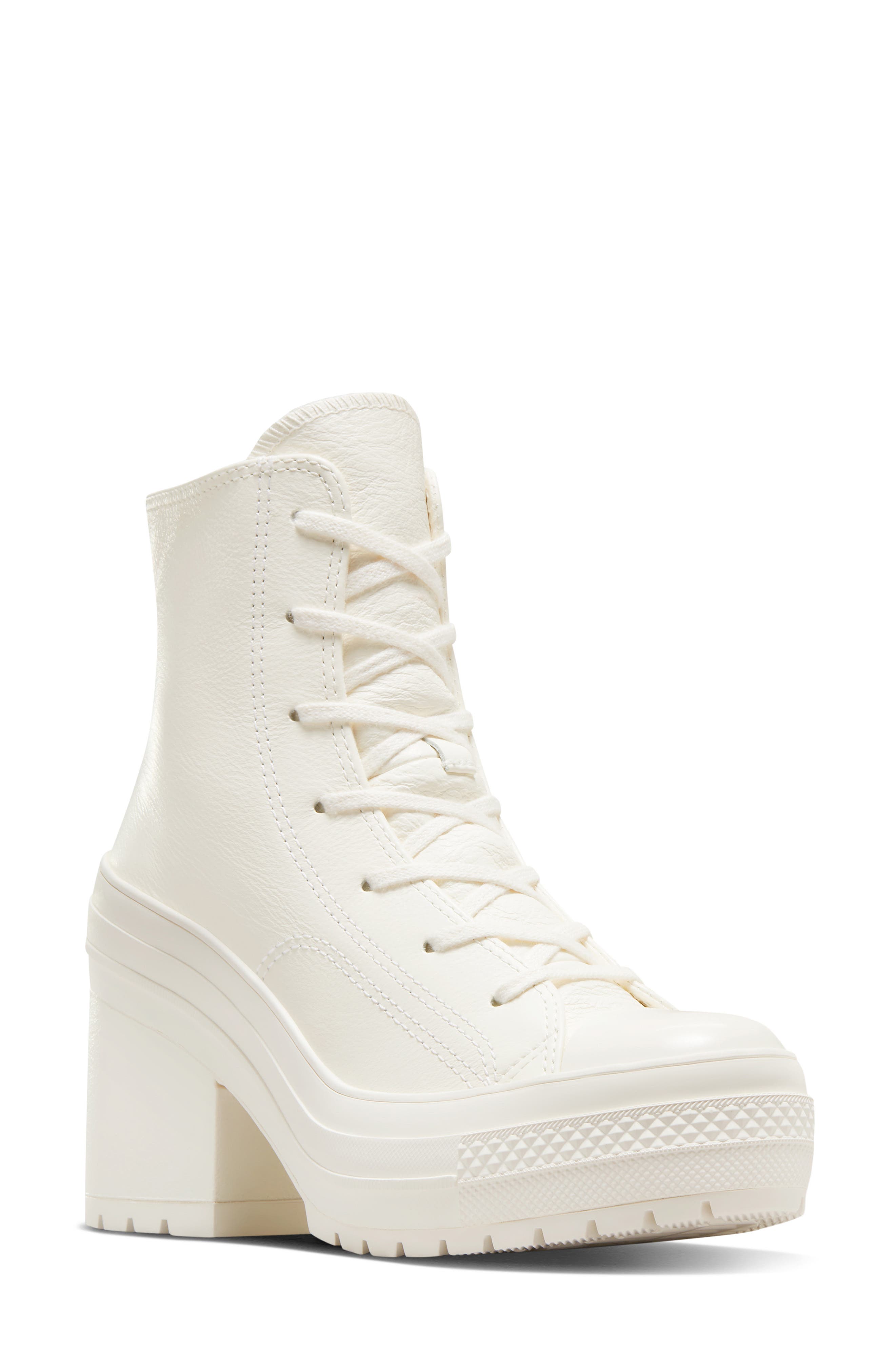 Converse Gender Inclusive Chuck 70 De Luxe Block Heel High Top Sneaker, Main, color, 