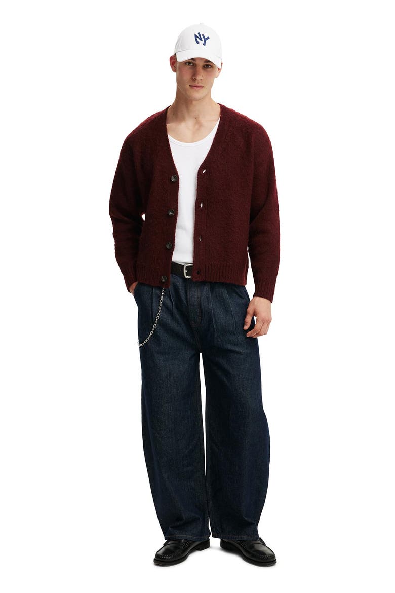 Men's Baggy Barrel Jean, Alternate, color, PLEAT SHUTTER BLUE