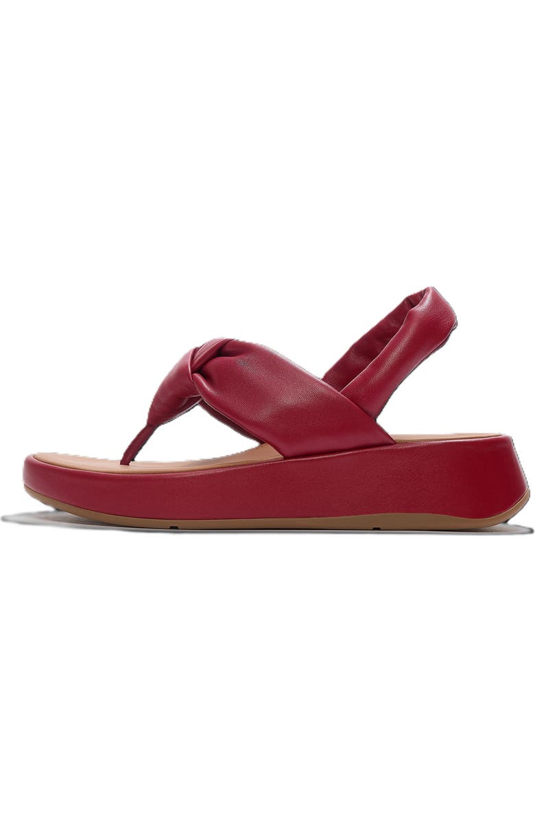 FitFlop F Mode Knot Sandals, Alternate, color, Burnt Berry