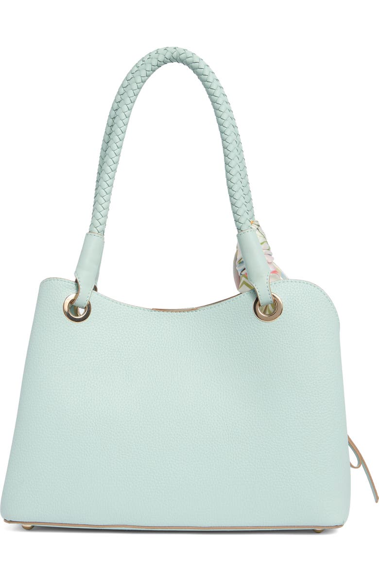 Nanette Lepore Sybil Braided Handle Shoulder Bag, Alternate, color, Surf Spray