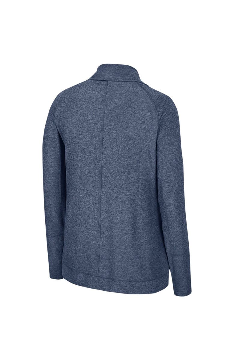 COLOSSEUM Women's Colosseum Navy Michigan Wolverines Morningside Cardigan Sweater, Alternate, color, 