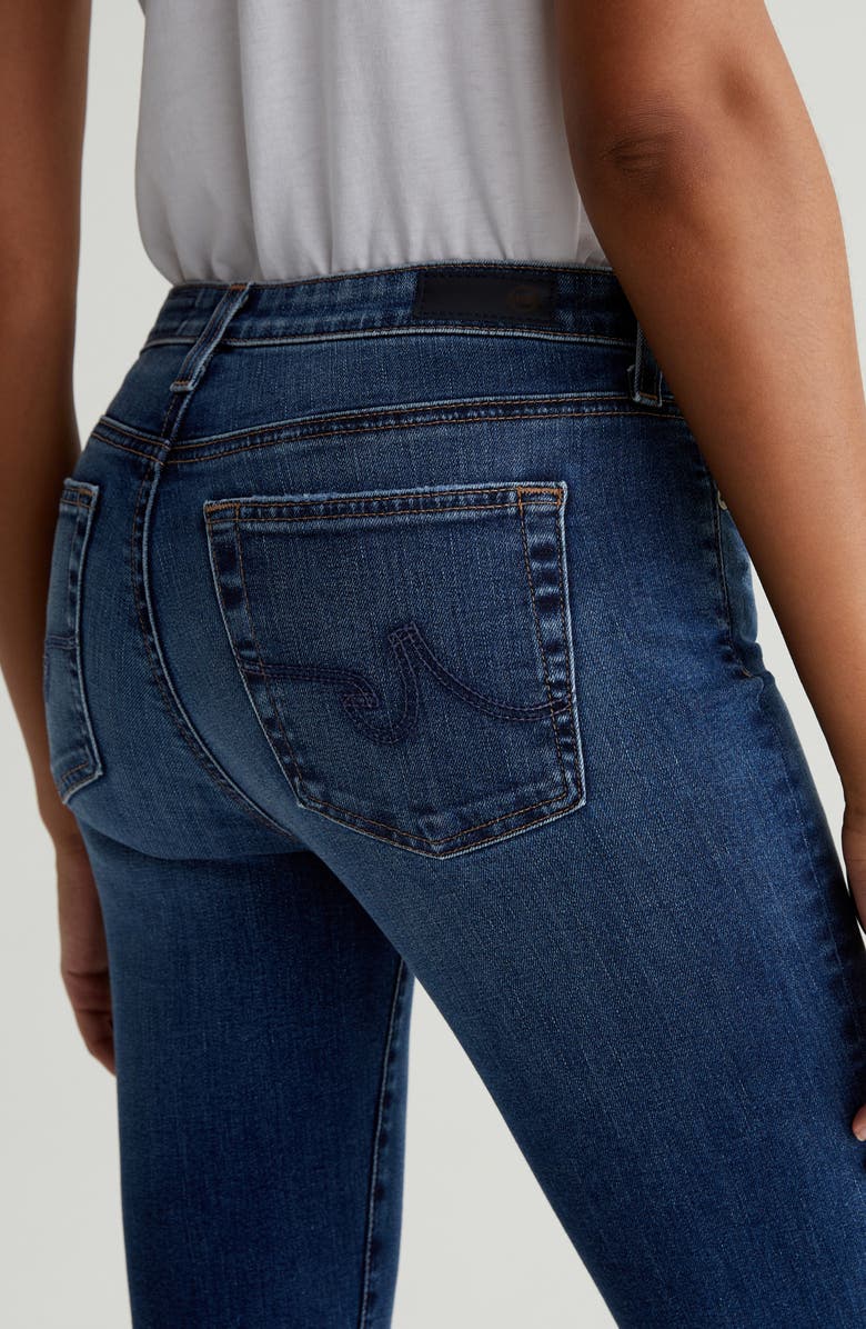 AG Prima Low Rise Ankle Cigarette Jeans, Alternate, color, Aberdeen
