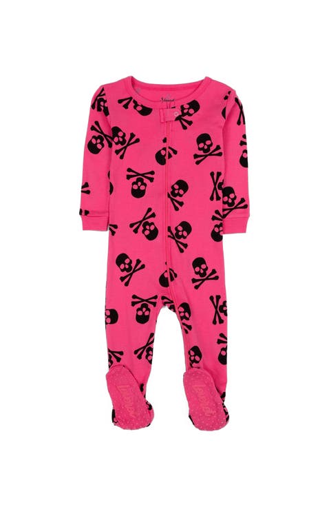 Footed Cotton Halloween Matching Family Pajamas, Fun Prints (Baby)