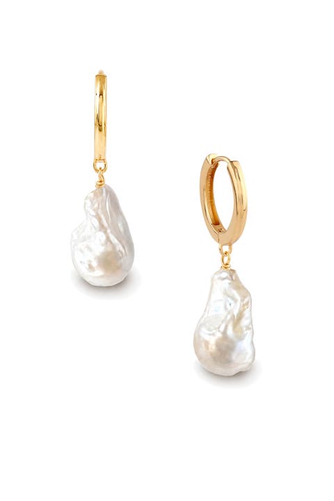 Baroque Pearl Drop Earrings