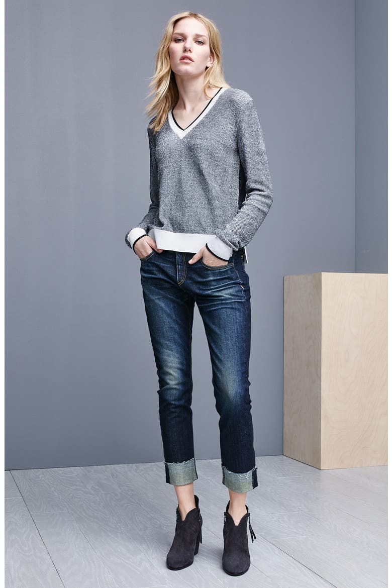 'The Dre' Slim Fit Boyfriend Jeans, Alternate, color, YESLER