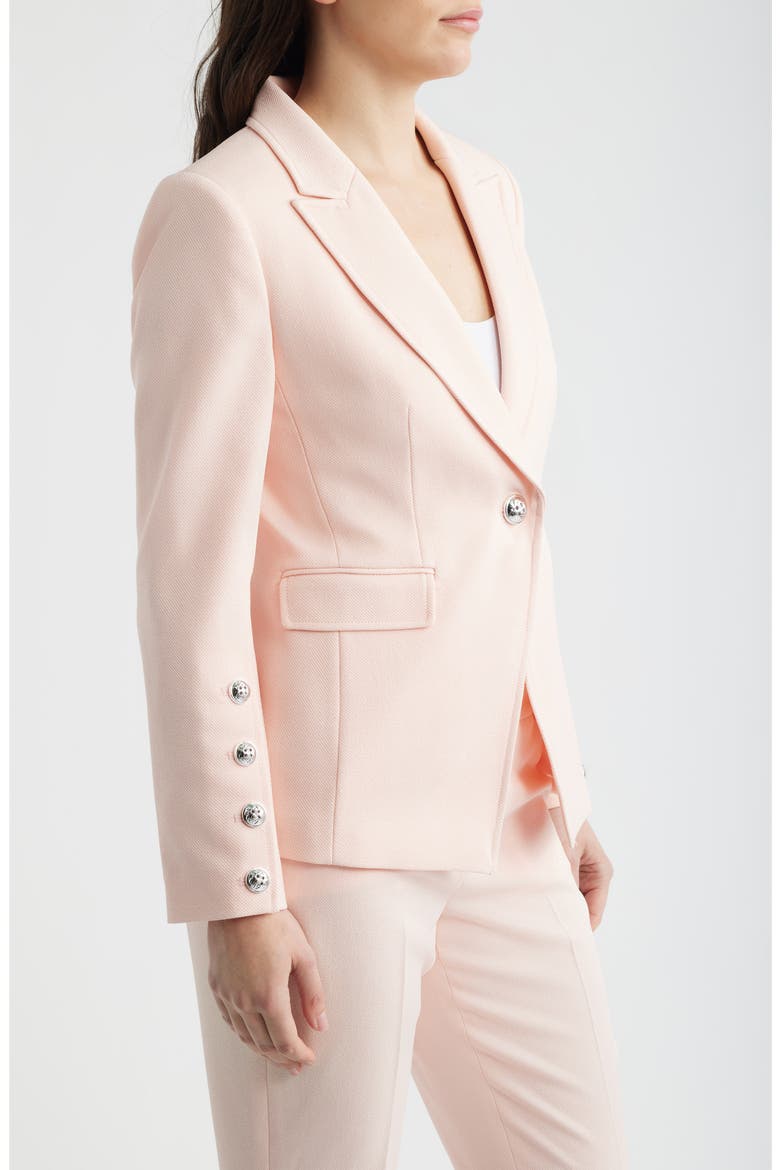 One-Button Blazer, Alternate, color, SLIPPER PINK