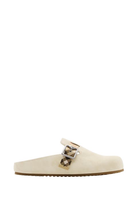 Suede Urchin Clogs