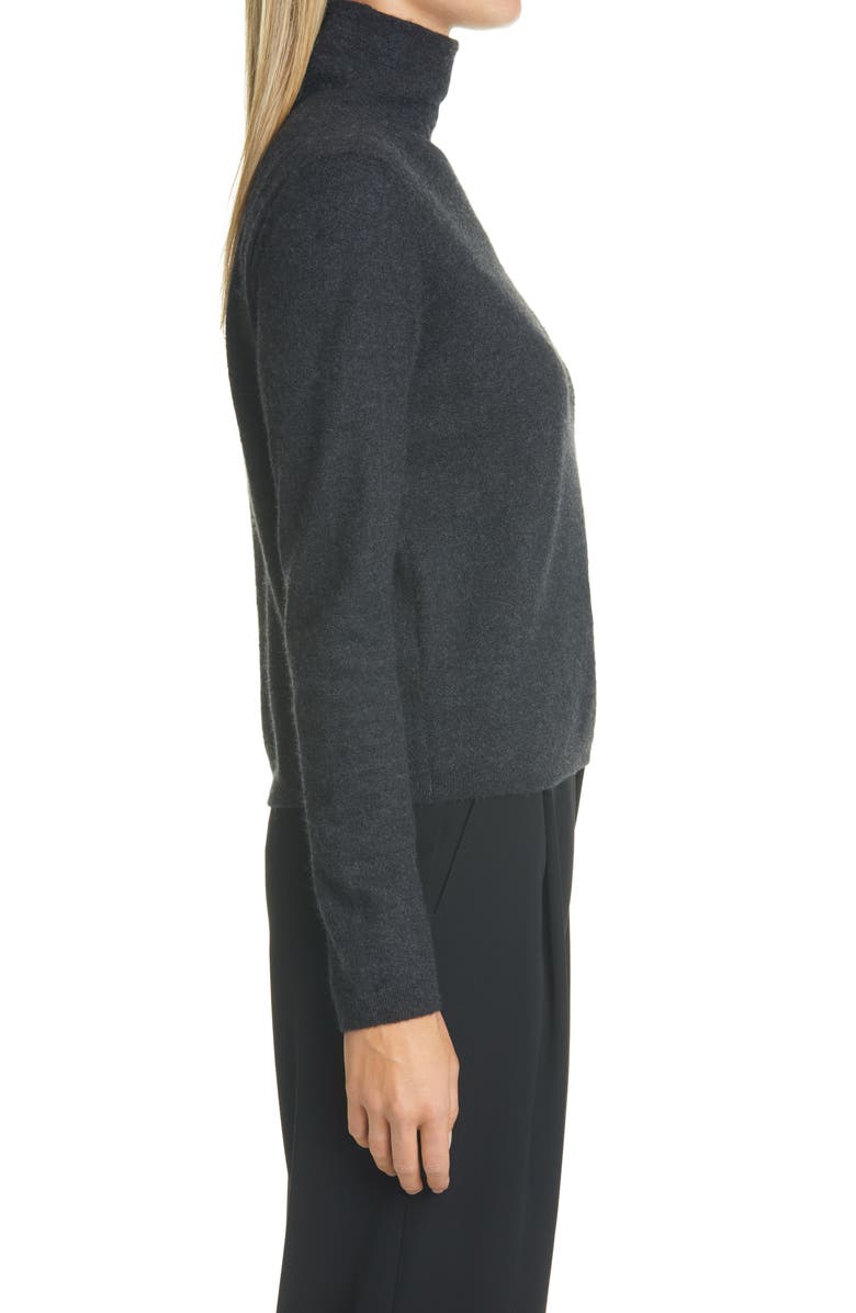 Vince Cashmere Crop Turtleneck Sweater, Alternate, color, 