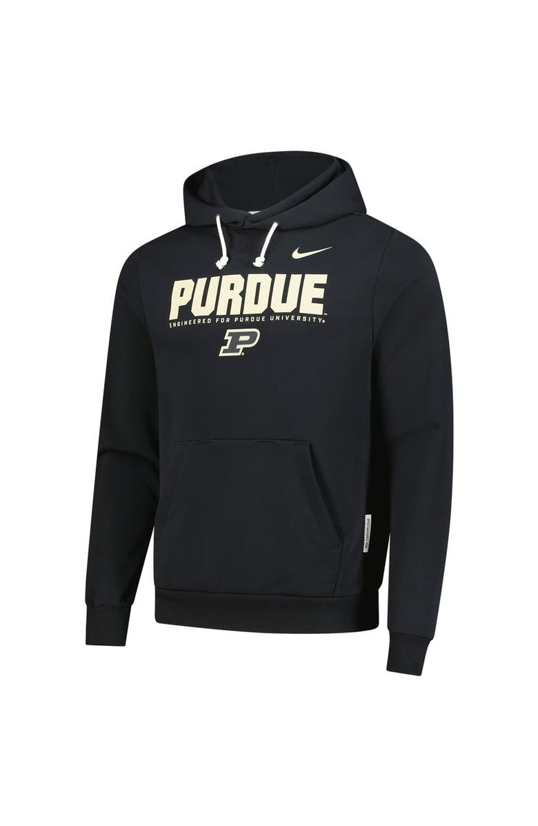 Nike Men's Nike Black Purdue Boilermakers 2025 Sideline Standard Issue Dri-FIT Hoodie, Alternate, color, Black