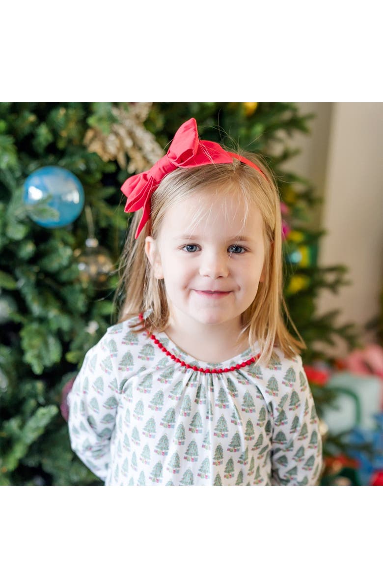 Lila and Hayes Carlin Girls' Dress, Alternate, color, Under The Christmas Tree