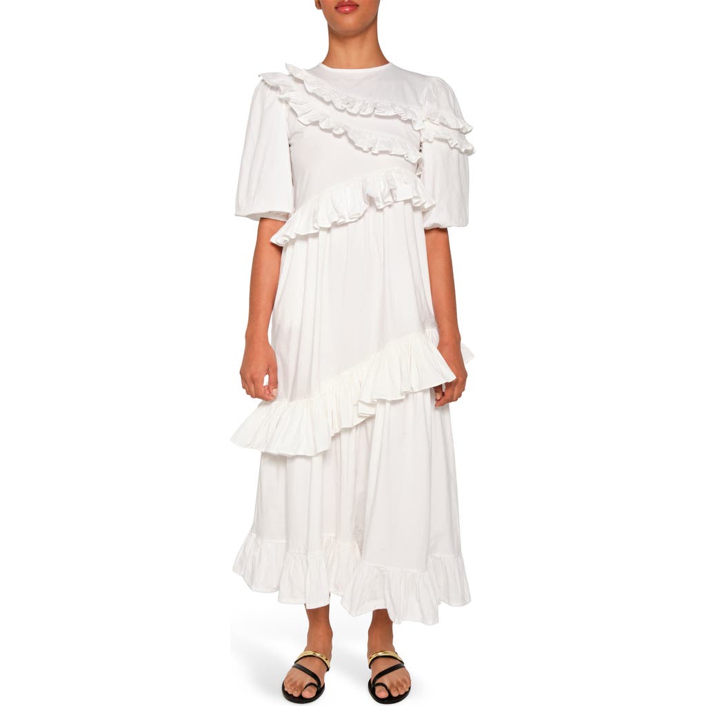 The Lulo Project Moon Dance Ruffle Maxi Dress