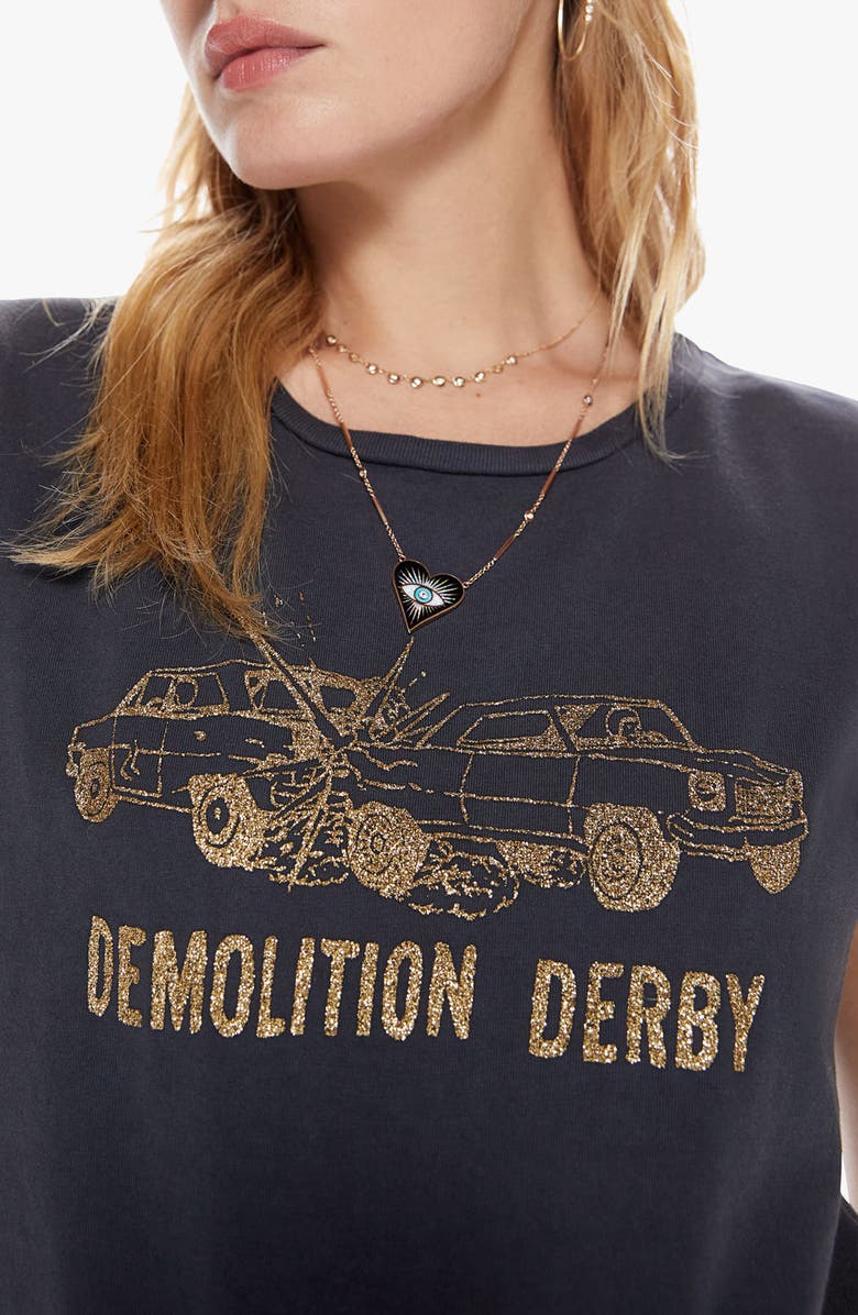 MOTHER Cotton T-Shirt, Alternate, color, 