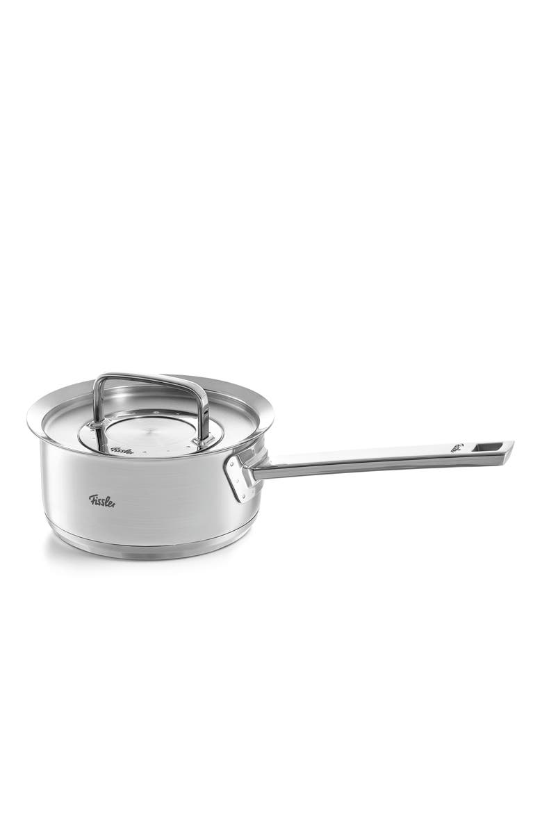 Fissler Original-Profi Collection Stainless Steel Sauce Pan with Metal Lid, Main, color, Stainless Steel