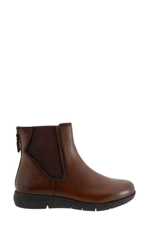 Softwalk ® Albany Chelsea Boot In Dark Brown Smooth
