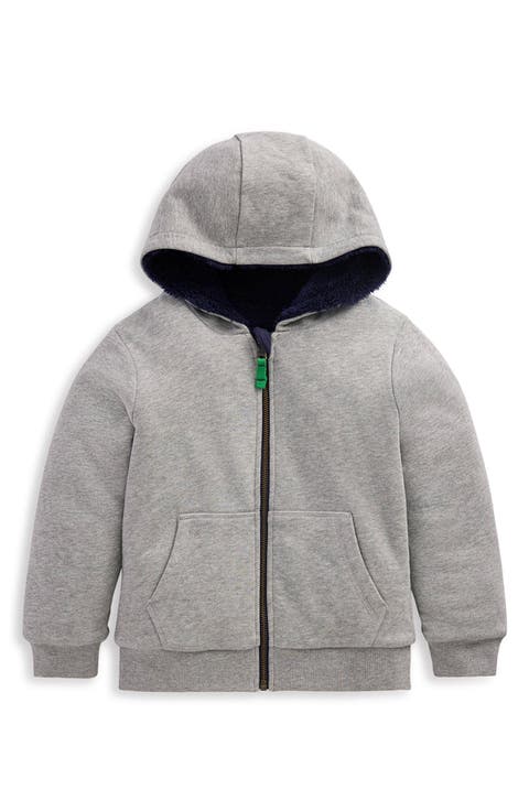 Kids' Reversible Fleece Full Zip Hoodie