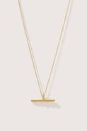 Otiumberg 14kt Gold Vermeil  Vestige Toggle Necklace