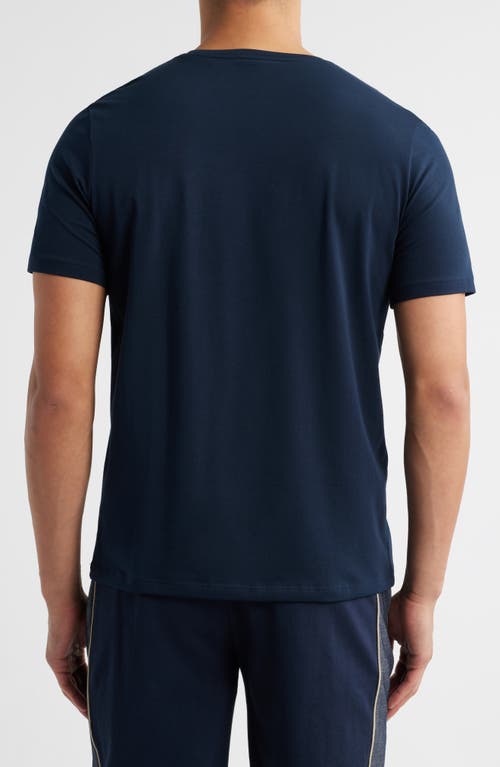 Hugo Boss Boss Mix Match Pajama T-shirt In Dark Blue