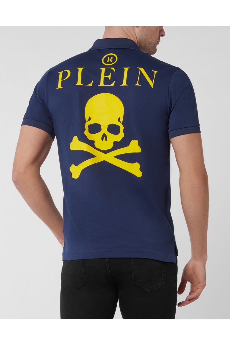 Polo Shirt Luxe Men, Alternate, color, middleblue