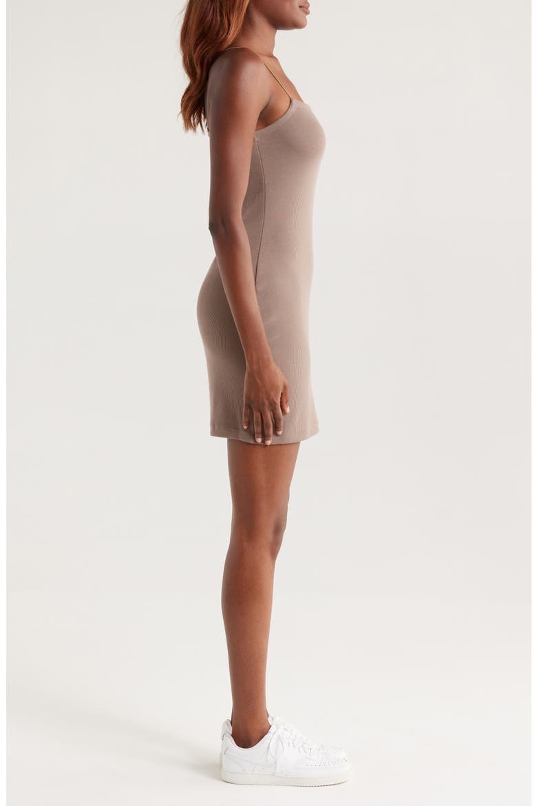 Sportswear Chill Knit Mini Rib Cami Minidress, Alternate, color, MINK BROWN/ MINK BROWN