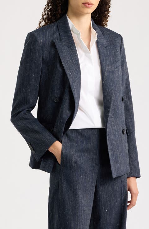 Jaleto Melange Virgin Wool Blend Blazer