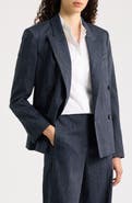 BOSS Jaleto Melange Virgin Wool Blend Blazer