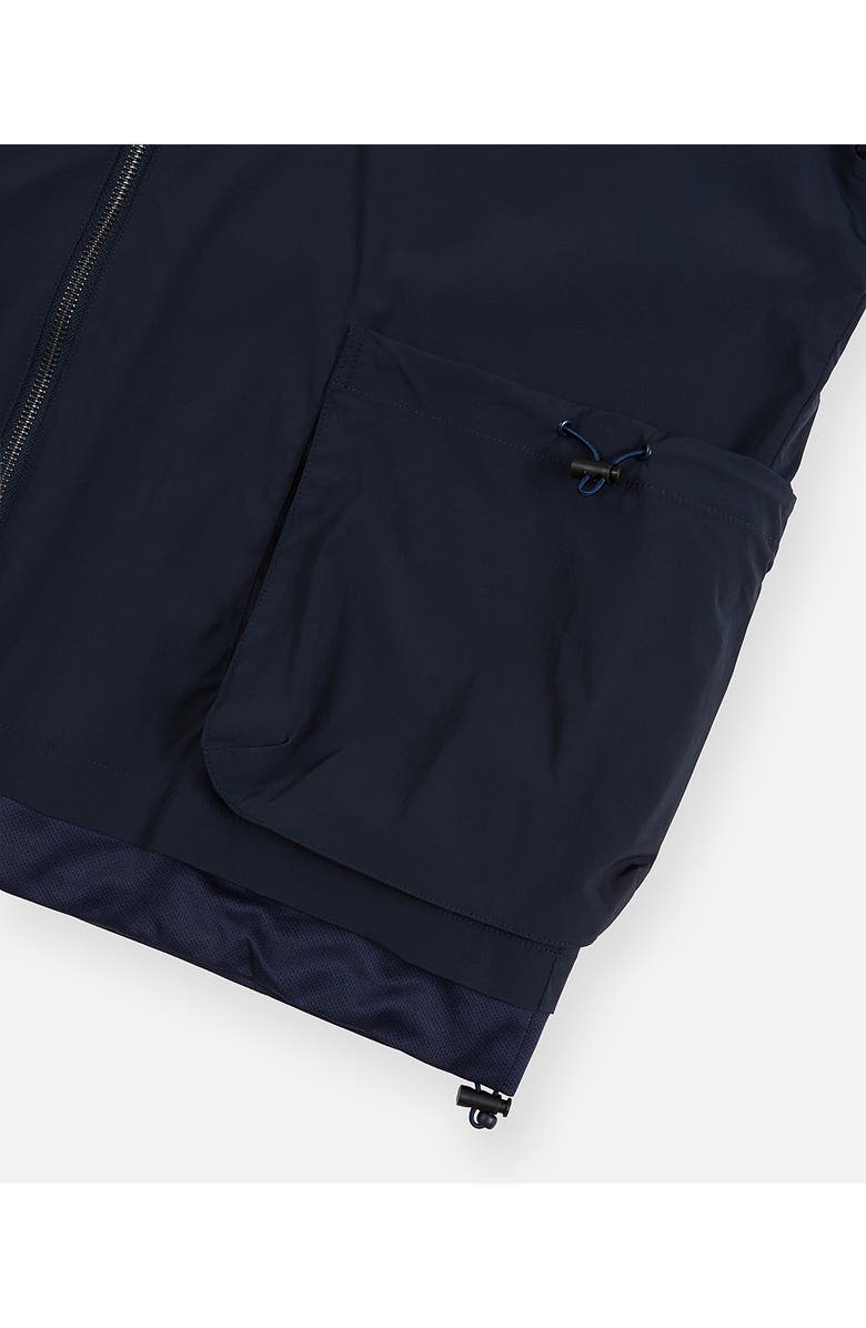 PAPER PLANES Planes Short Sleeve Zip-Up Shirt, Alternate, color, Navy