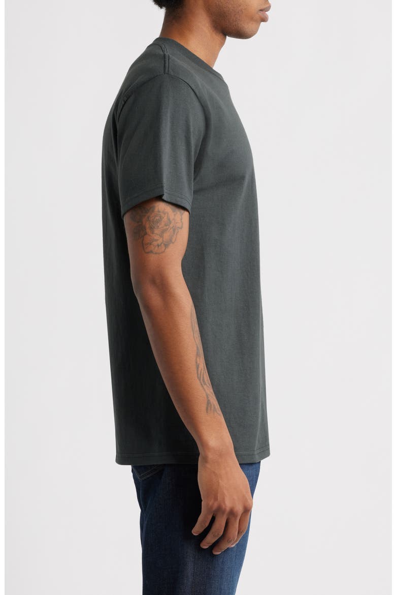Go-To V2 Embroidered T-Shirt, Alternate, color, DUSTY BLACK