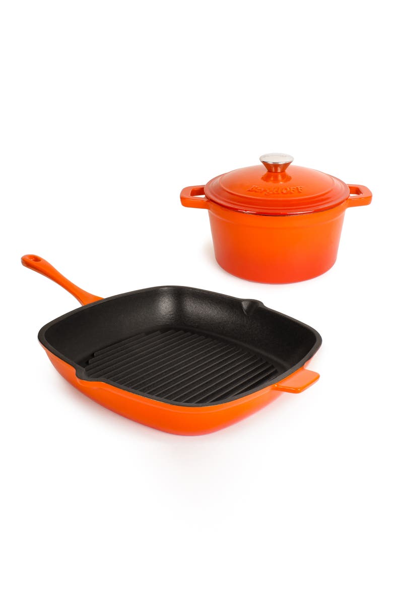 Neo 3-Piece 3-Quart Cast Iron Set, Main, color, NONE