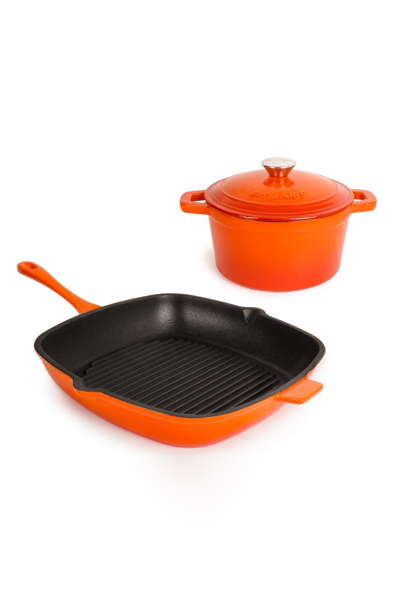 BergHOFF Neo 3-Piece 3-Quart Cast Iron Set, Main, color,