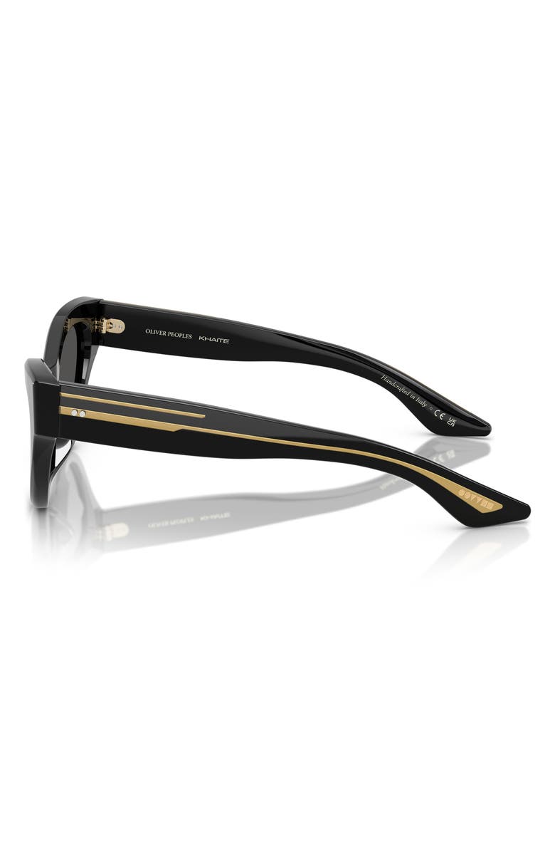 Oliver Peoples x KHAITE 54mm Cat Eye Sunglasses, Alternate, color, Black
