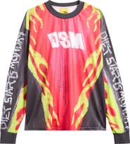 DIET STARTS MONDAY Flame Logo Detail Top