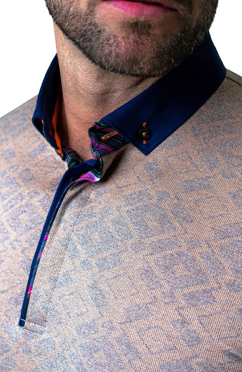 Maceoo Mozarttapp Orange Jersey Polo, Alternate, color, Orange