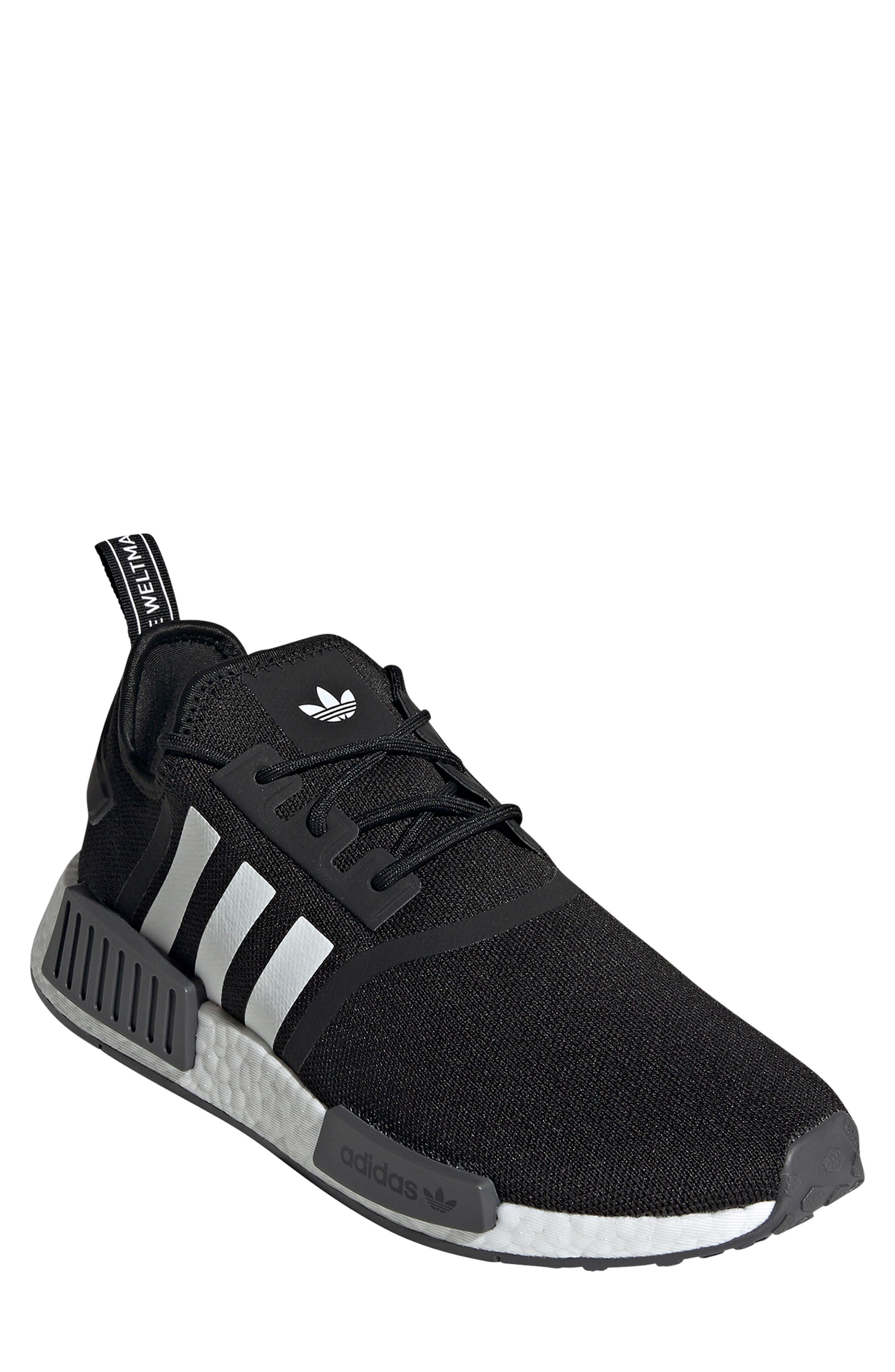 adidas NMD R1 Primeblue Sneaker, Main, color, Core Black/ White/ Grey