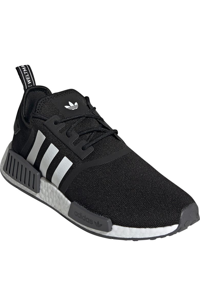 adidas NMD R1 Primeblue Sneaker, Main, color, Core Black/ White/ Grey