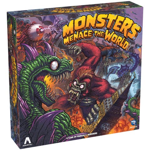 Monsters Menace the World Strategy Board Game
