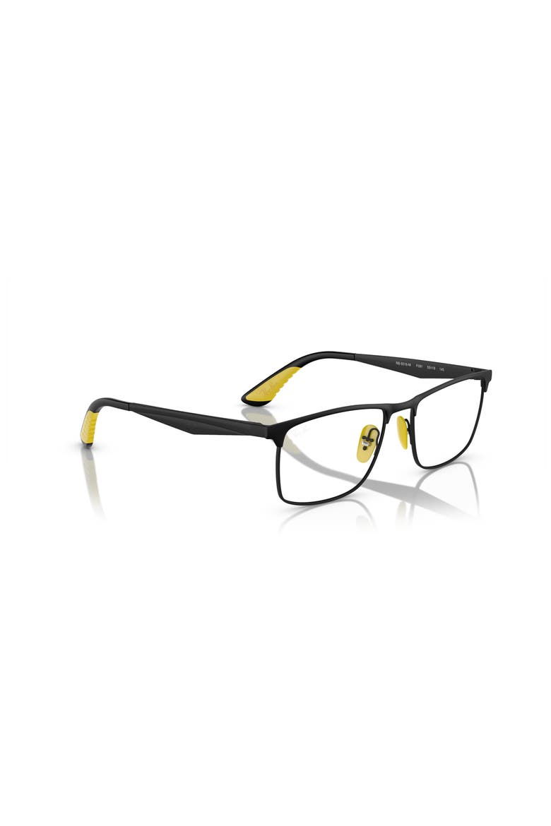 55mm Rectangle optical glasses, Alternate, color, Black