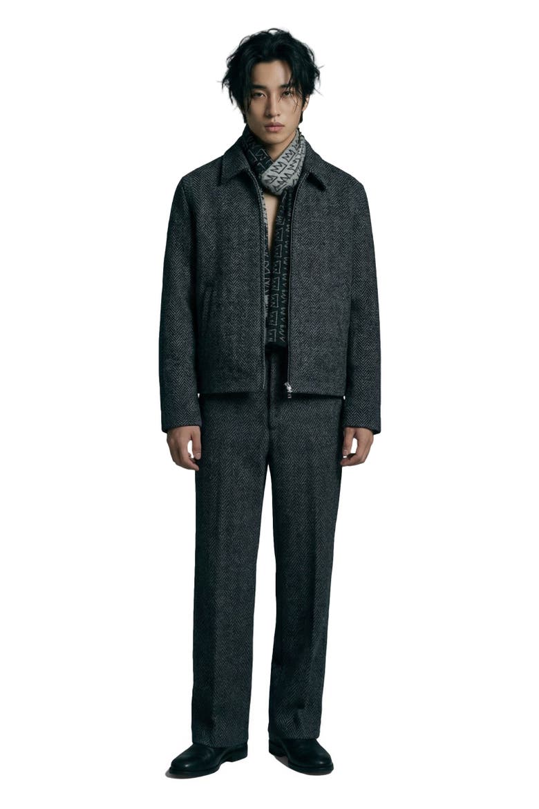 Wool Trousers, Main, color, Black