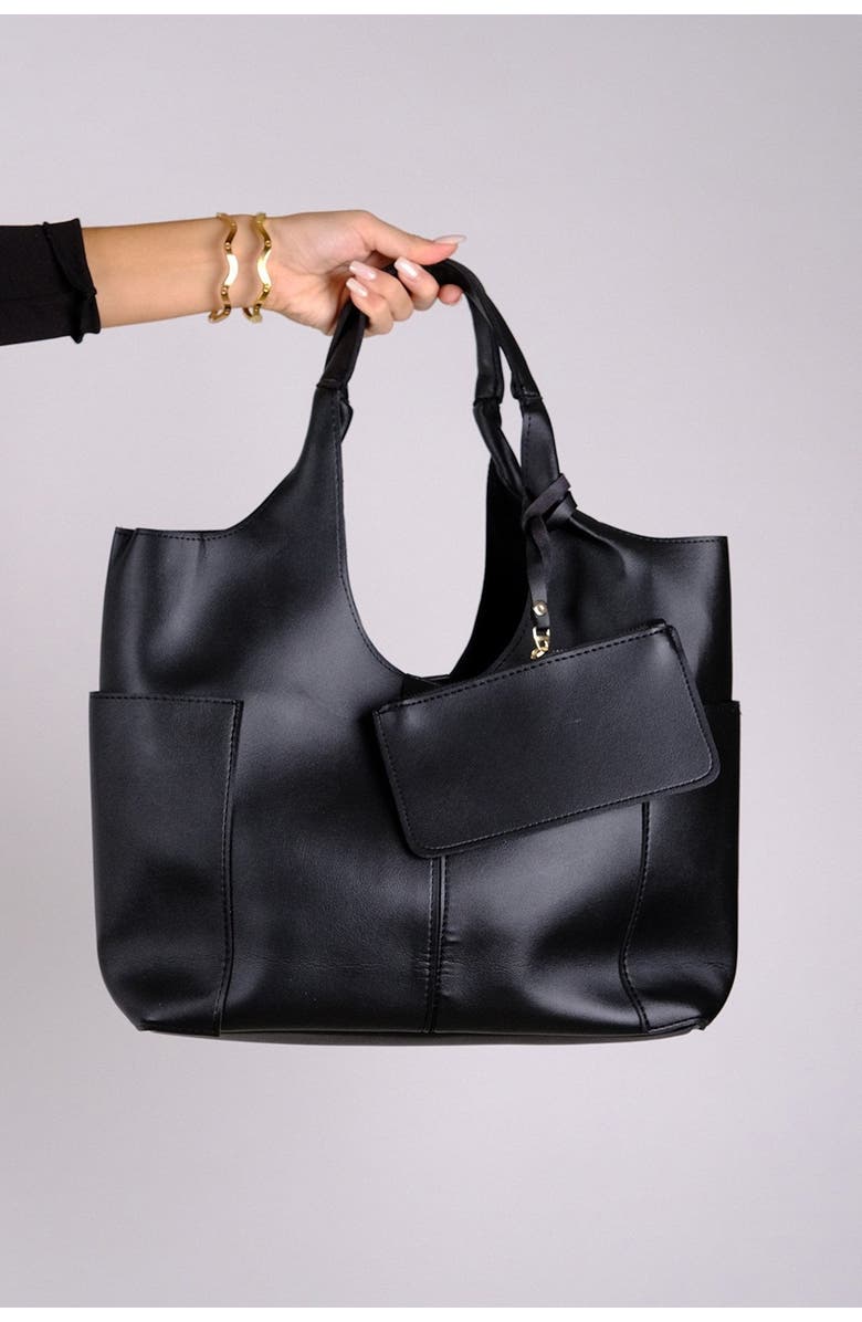 Prologue Shoes Amaya Shoulder Bag, Main, color, Black