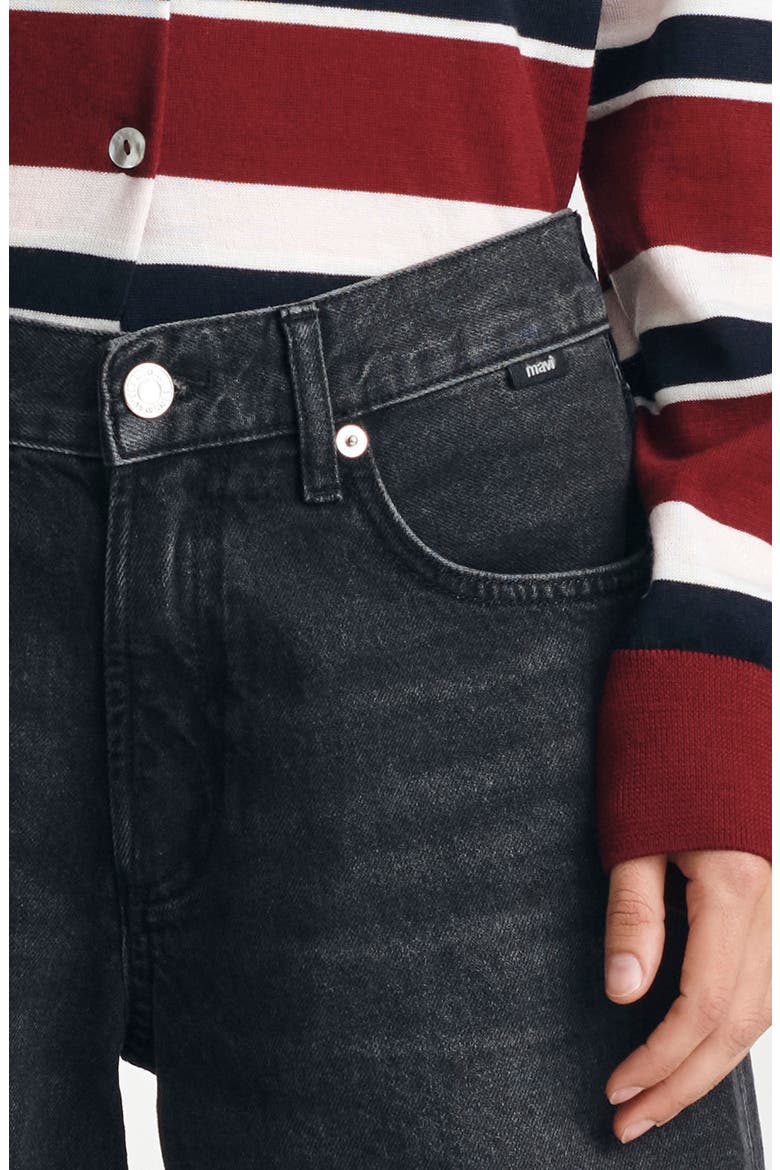 Sandy Low Rise Wide Leg Jeans, Alternate, color, SMOKE CLASSIC DENIM
