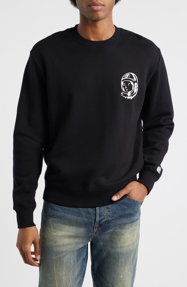 Billionaire Boys Club BB Helmet Crewneck Sweatshirt, Main, color,