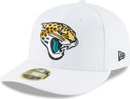 New Era Men's New Era White Jacksonville Jaguars Omaha Low Profile 59FIFTY Fitted Hat