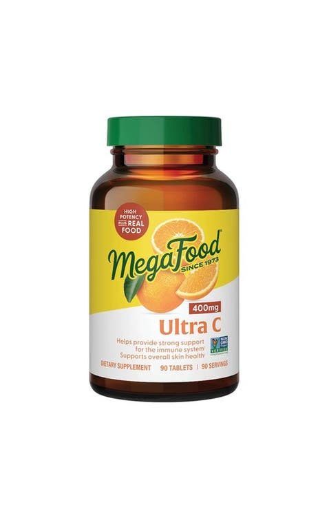 Ultra C 400 mg, Vegan Vitamin C Immune Support Supplement, 90 Tablets