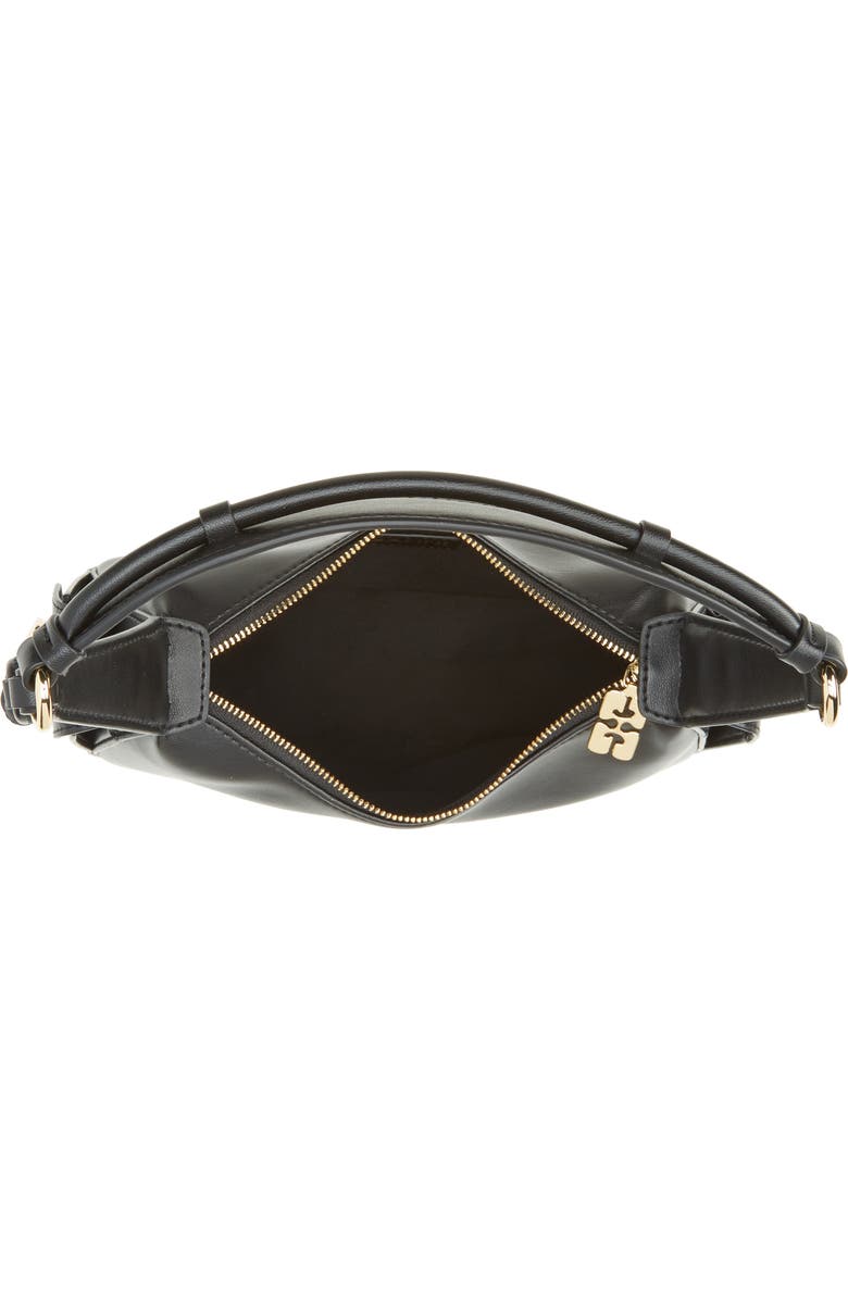 Ganni Leather Shoulder Bag, Alternate, color,