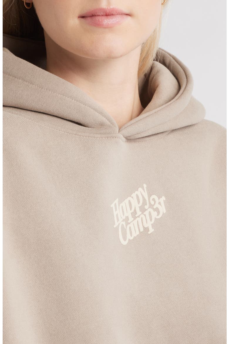 Puff Series Core Logo Cotton Blend Hoodie, Alternate, color, TAUPE