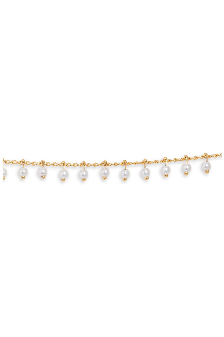 Faux Pearl Cluster Belly Chain, Alternate, color, GOLD