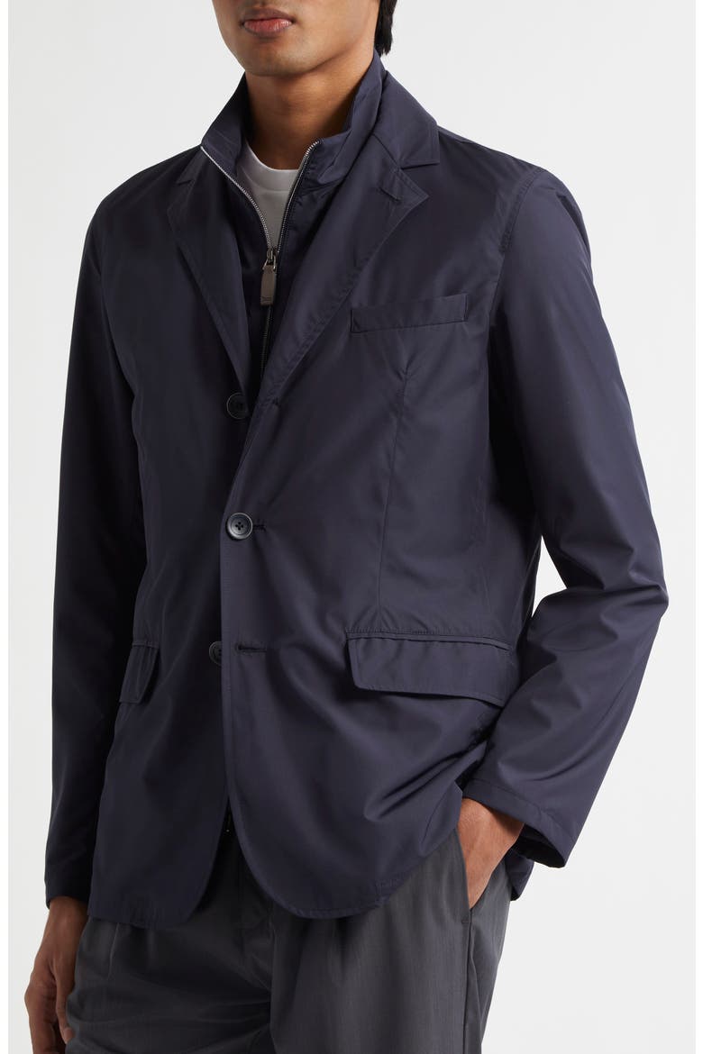 Byron Blazer with Removable Bib, Alternate, color, NAVY