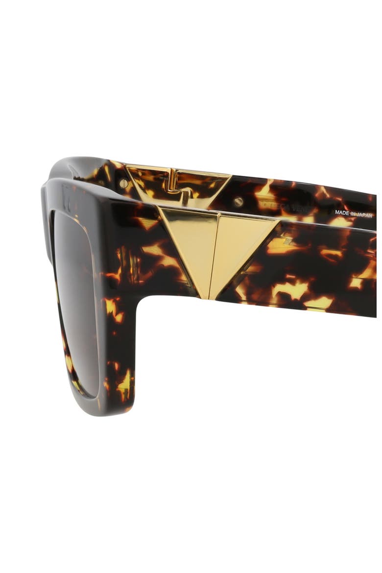 57mm Square Sunglasses, Alternate, color, HAVANA HAVANA BROWN