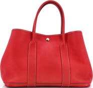 Pre-Owned Hermes Garden Party Tote Leather 36